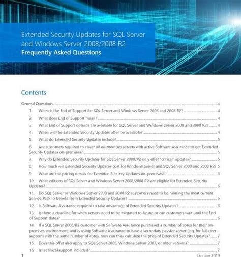 Windows Server 2008 Extended Support FAQ