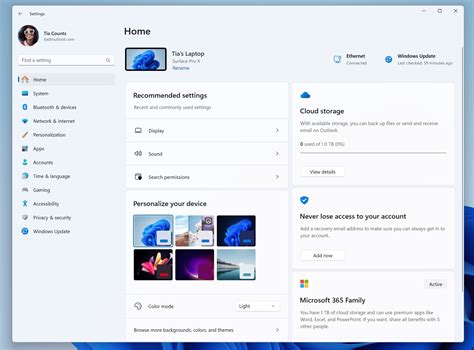 Menu Settings Windows