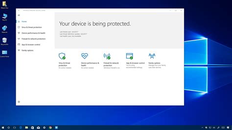 Menu Settings Windows 10