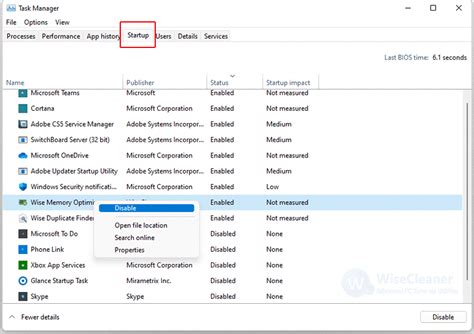Aplikasi Startup di Task Manager Windows