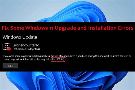 Windows Upgrade and Installation Errors