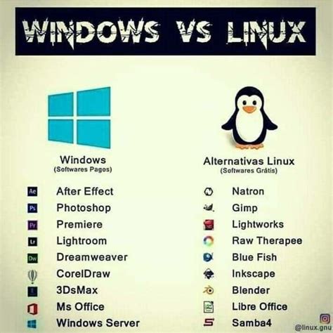 Windows vs Linux Programs