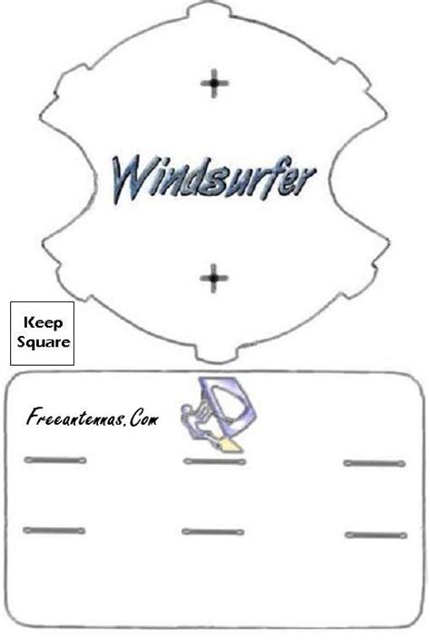 Windsurfer Antenna Template