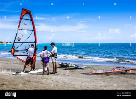 Windsurfing lesson