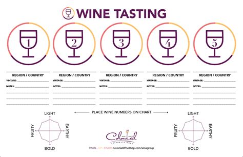 Wine Tasting Sheets Printable