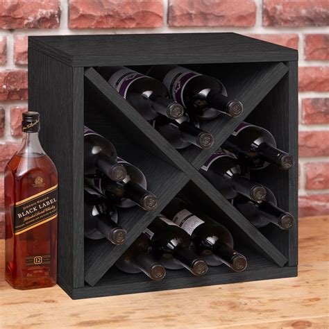 Wine Enthusiast 12 Bottle CubeStack Wine Rack