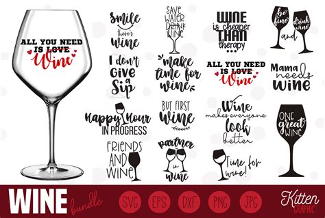 Download Wine Quotes Bundle Easy Edite