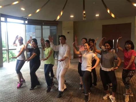 Wing Chun class in park