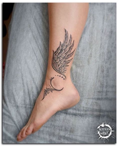 Wing Tattoos Ankle