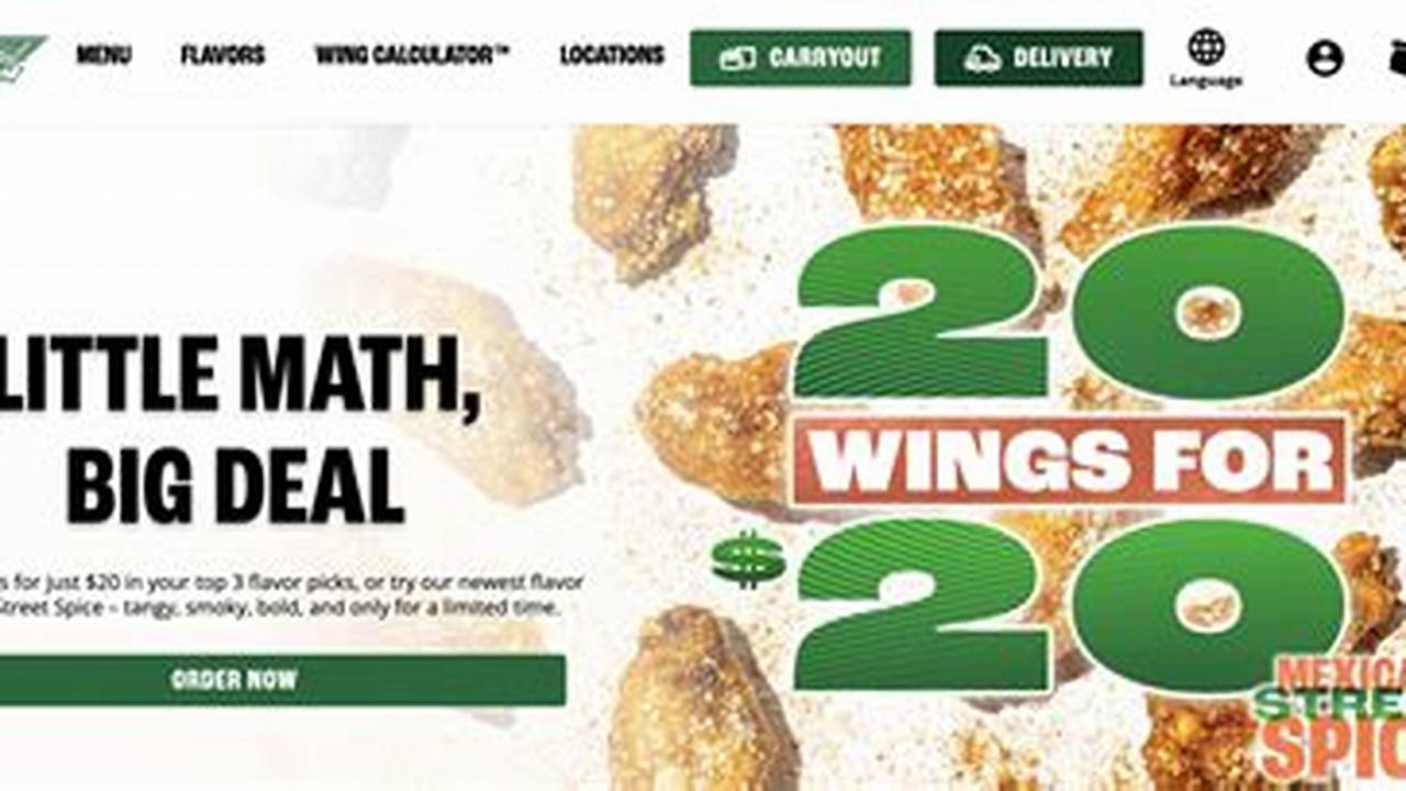 Wingstop Offer Code July 2024 Online