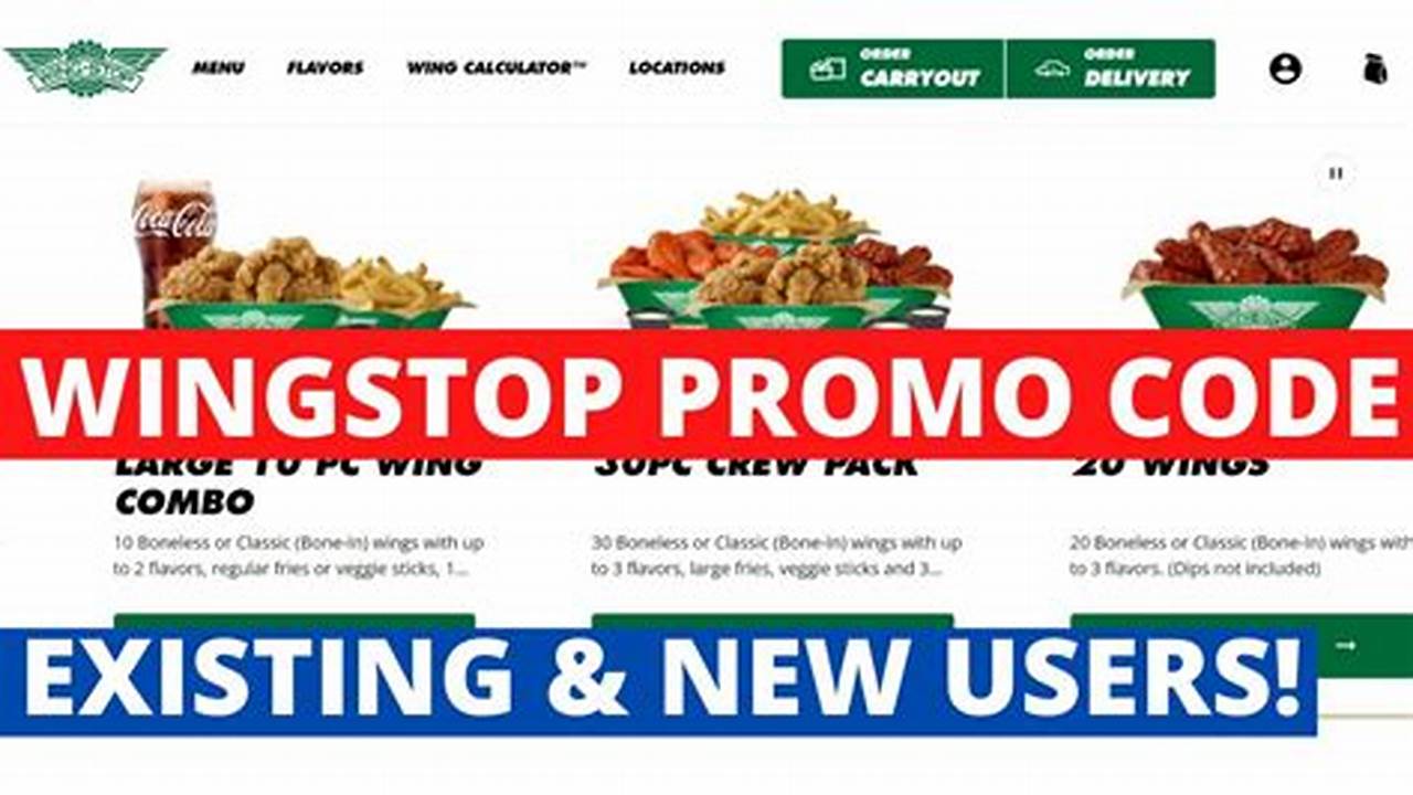 Wingstop Promo Code Jan 2024 June