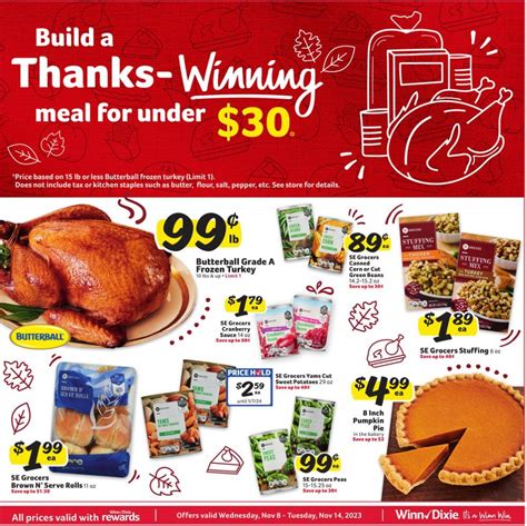 Winn Dixie Turkey Deal