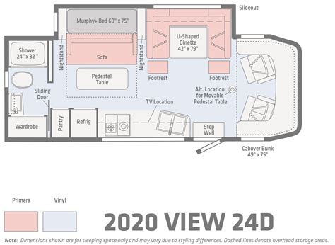 Winnebago View Floor Plans