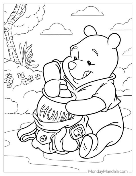 Winnie The Poo Coloring Pages