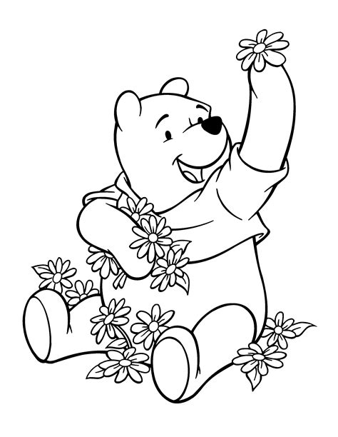 Winnie The Pooh Free Coloring Pages