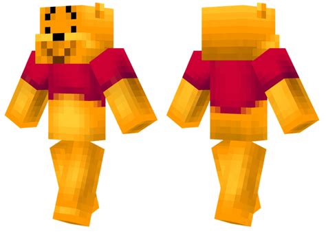 Discover the Adorable World of Winnie The Pooh: Transform Your Minecraft Avatar with the Best Pooh-Inspired Skin!