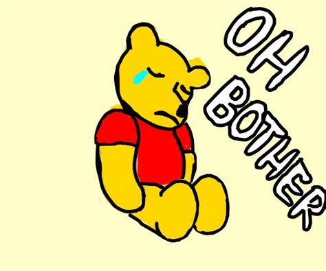 Winnie the Pooh crying