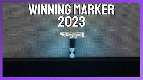 Winning Marker - Roblox