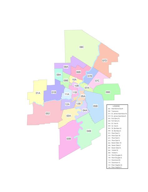 Metro Winnipeg Map Large laminated with with Postal Codes 2021 Edition