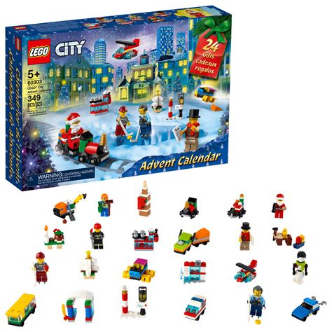 Winter City Advent Calendar Ornament Set