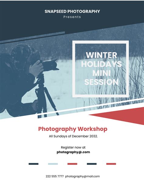 Winter Flyer Template Free