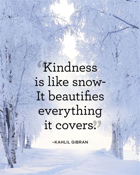 Winter Kindness Quotes