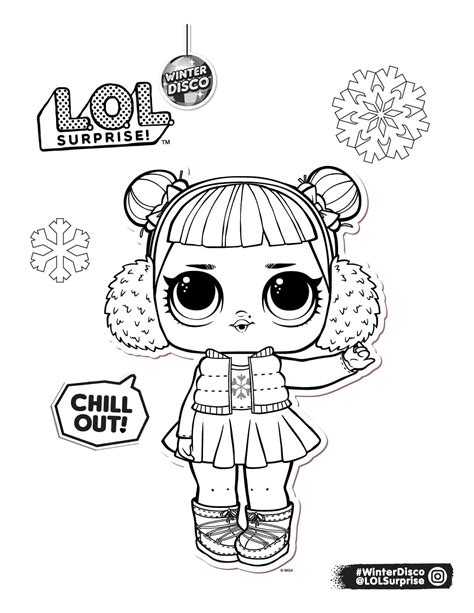 Winter Lol Coloring Pages