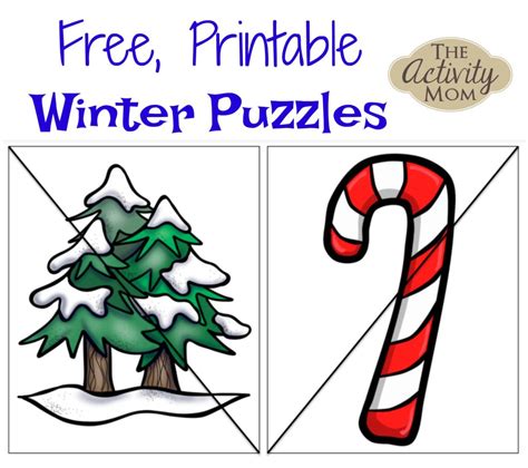Winter Puzzles Printable