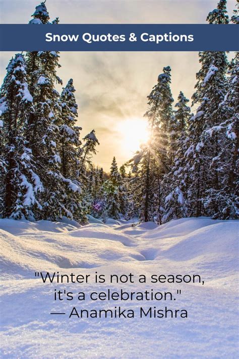 Winter Quotes Snow