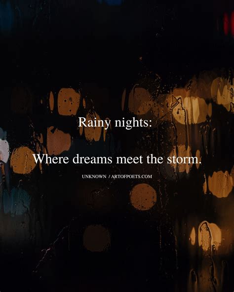 Winter Rainy Night Quotes