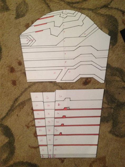 Winter Soldier Arm Template