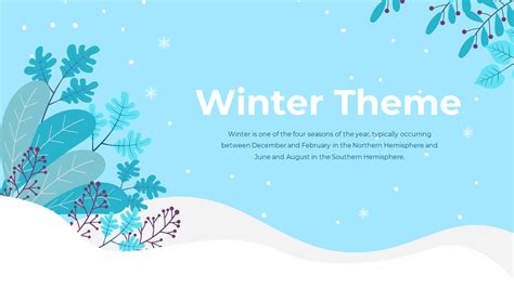 Winter Theme Powerpoint Template