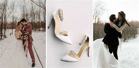 Elevate Your Winter Wonderland Wedding with Beautiful Bride's Shoes