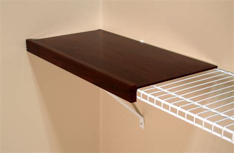 WOOD LOOK WIRE SHELF COVER Wire shelf covers, Shelf cover, Wire shelving