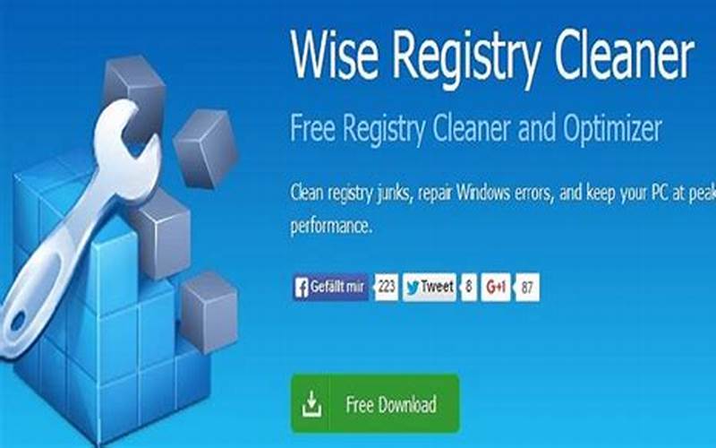 Wise Registry Cleaner Features