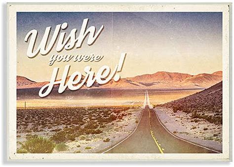 Wish You Were Here Postcard Template