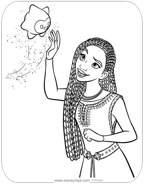 Wish Coloring Page