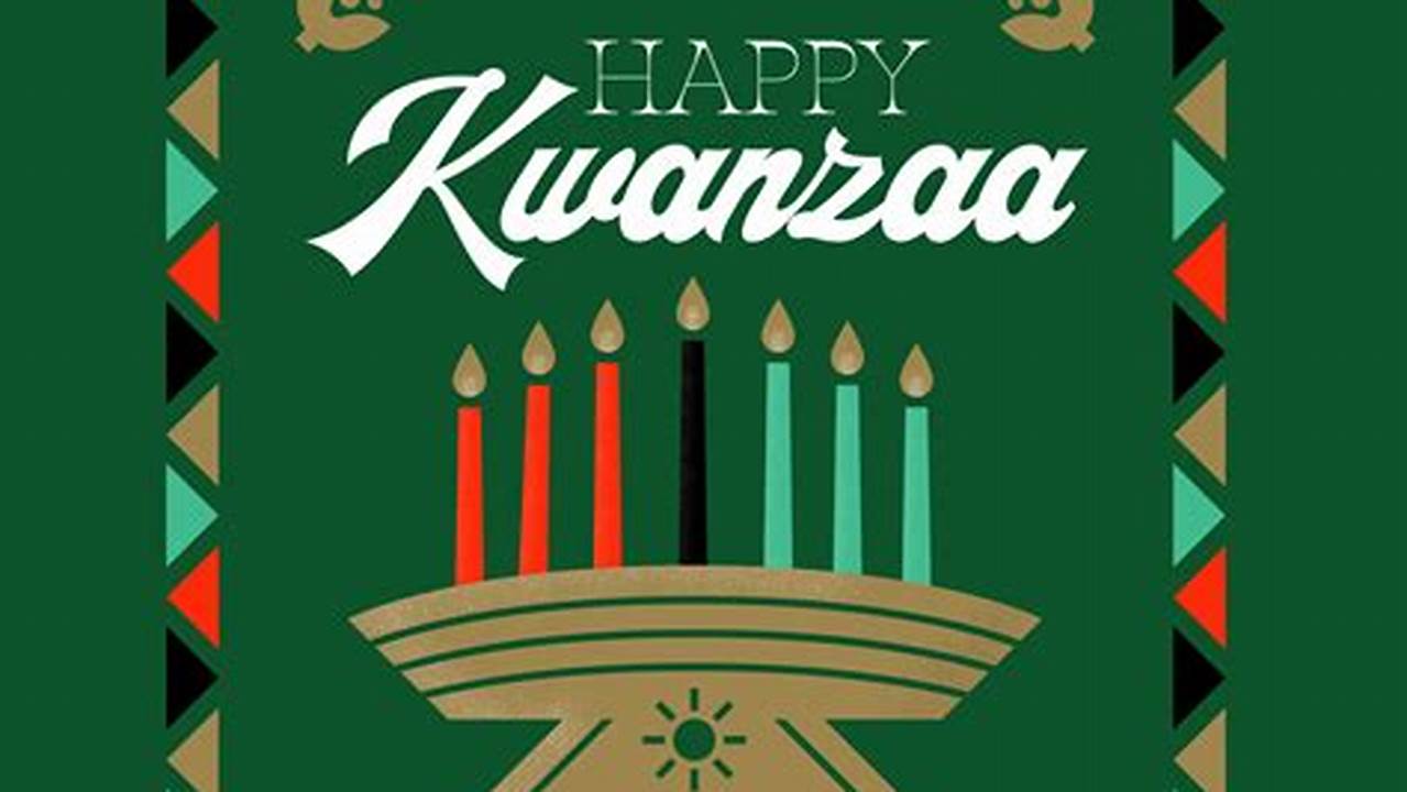 Wishing Them A Happy Kwanzaa On Social Media., Free SVG Cut Files