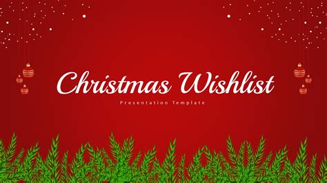Wishlist Google Slides Template