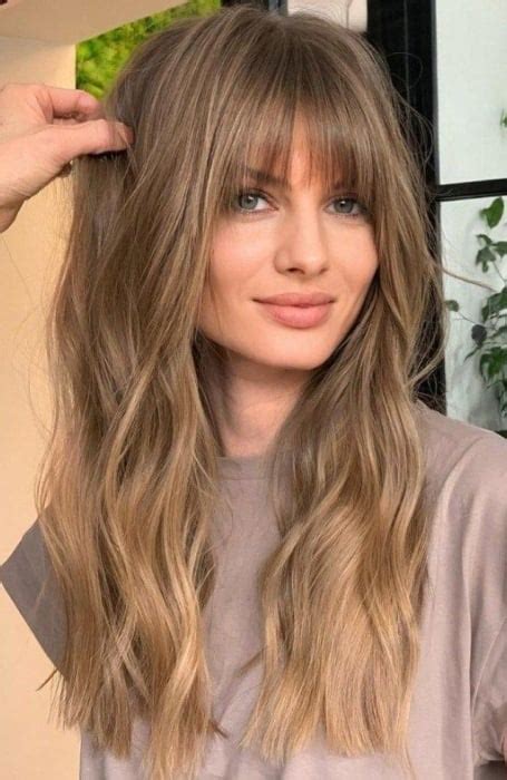 Wispy Bangs Softening Features