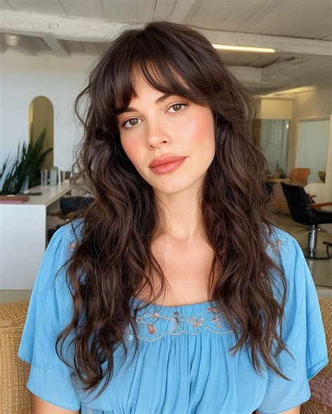 Wispy Curtain Bangs