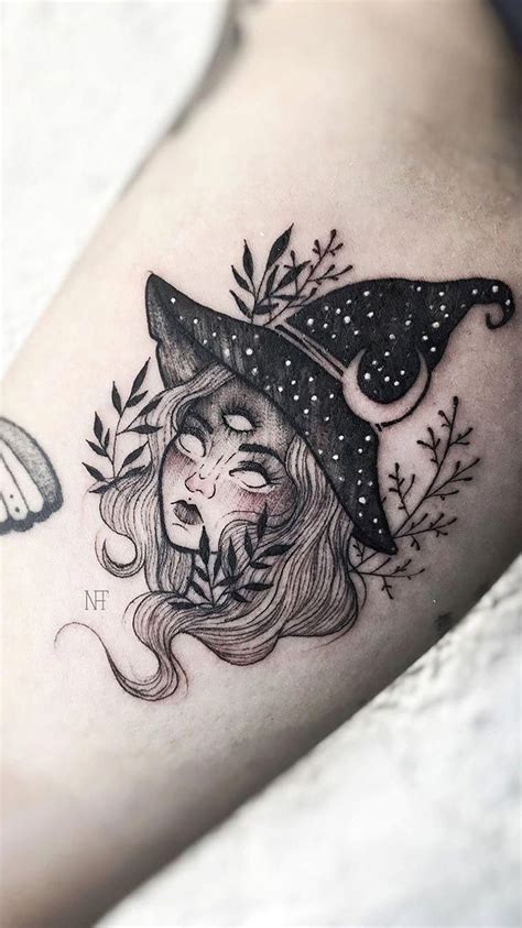 32 Marvelous Witch Tattoos for Halloween Best Tattoo
