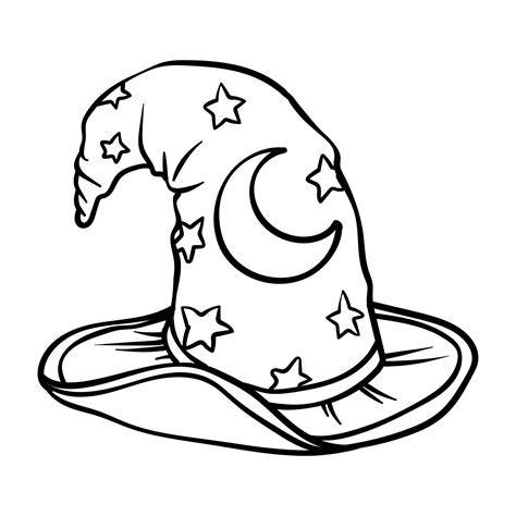 Witch Hat Coloring Page