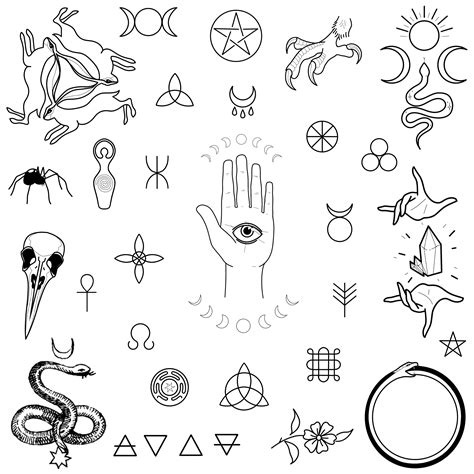 Witch Symbols Tattoos