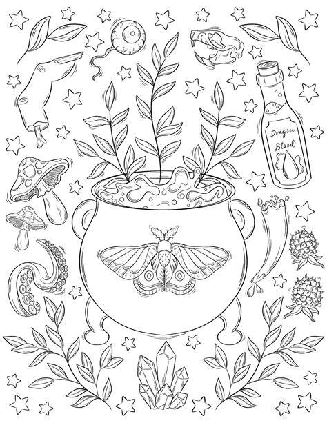 Witchy Coloring Pages