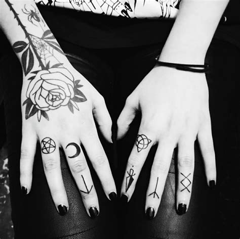 Witchy Hand Tattoos