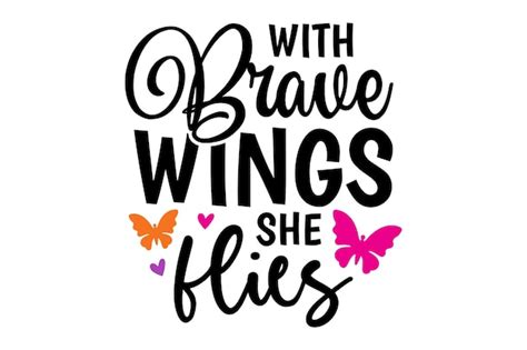 Download With Wings She Flies | Sublimation Files