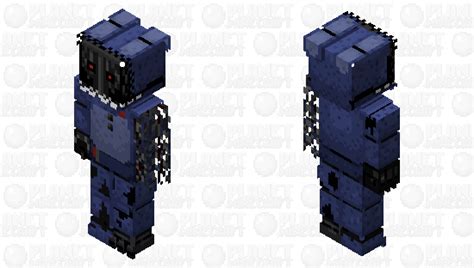Unleash the Spooky Charm with Withered Bonnie Minecraft Skin – Perfect for Gamers and Fans alike!