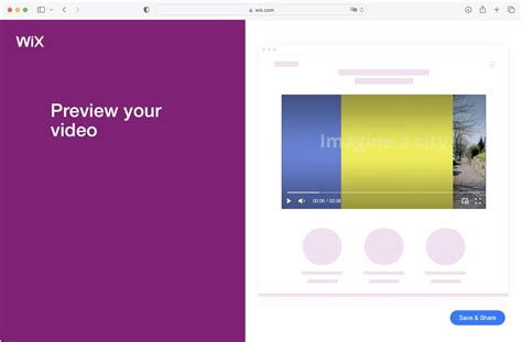 Wix Video Maker: Automatic video creation