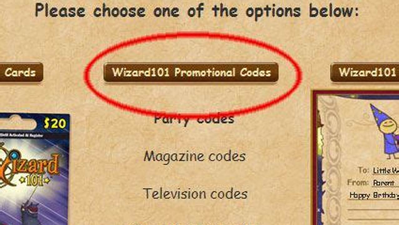 Wizard 101 Coupon Code 2024 September